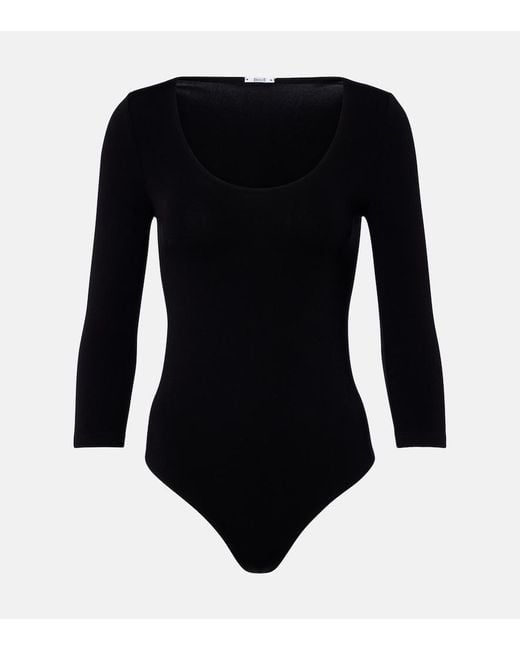Wolford Black Tokyo Bodysuit