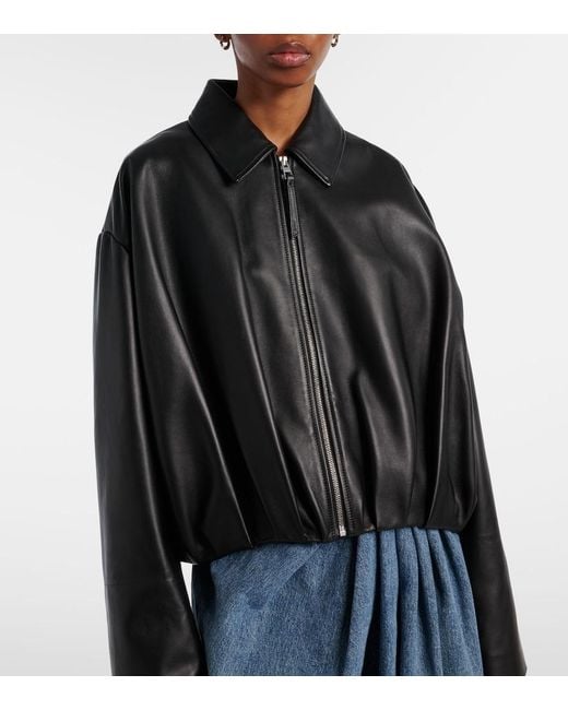 Loewe Black Leather Jacket