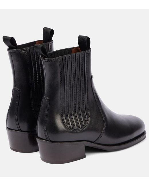 Botas Chelsea De Piel Lemaire de color Black
