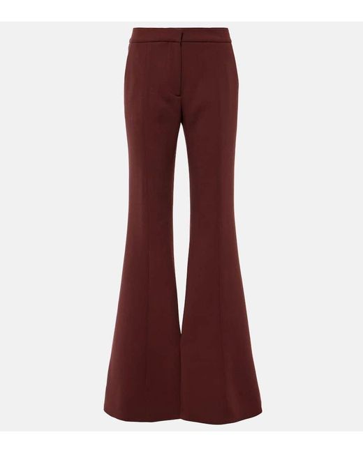 Gabriela Hearst Virgin Wool Flared Pants