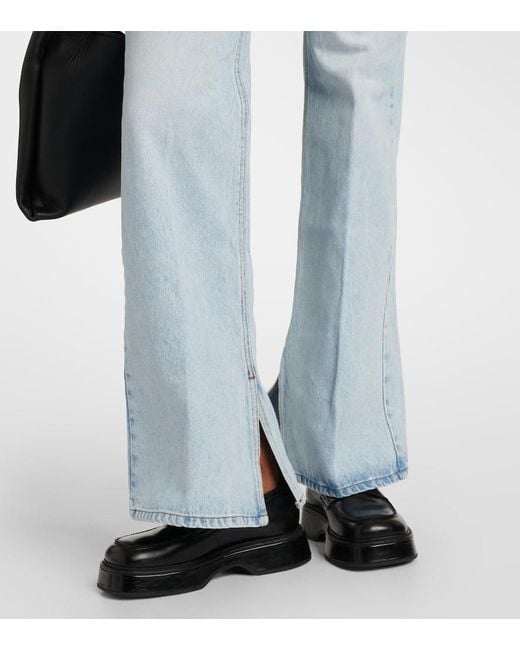 AMI Blue Flared Jeans
