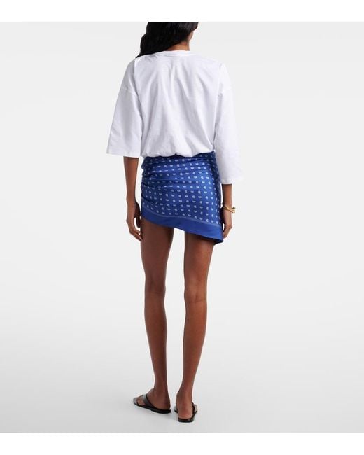 Christopher Esber White Silk-Trimmed Cotton Beach Cover-Up
