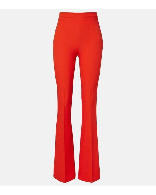 Safiyaa Alexa Crepe Flared Pants