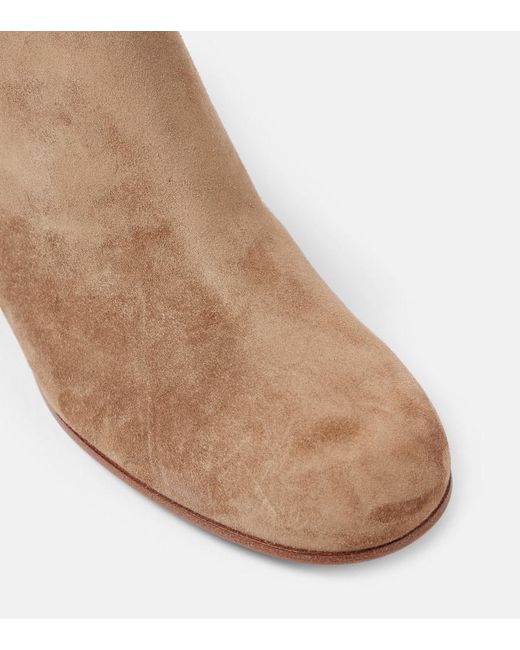 Gianvito Rossi Brown 45 Suede Ankle Boots