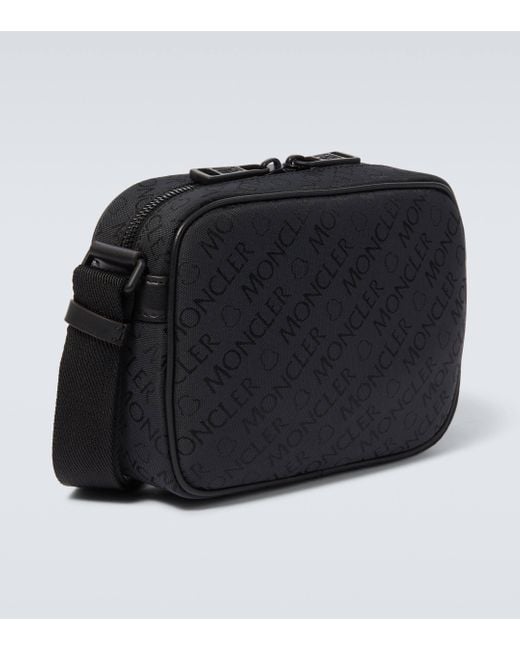 Moncler Black Technical Crossbody Bag for men