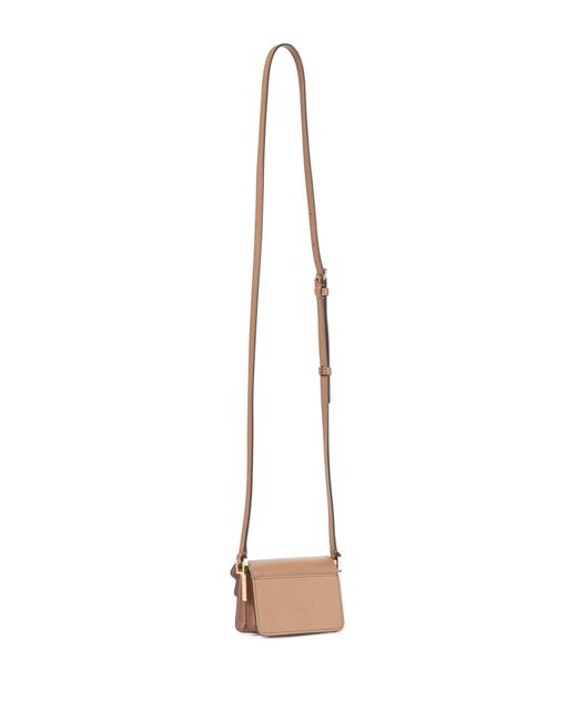 Marni Trunk Nano Leather Shoulder Bag in Brown | Lyst