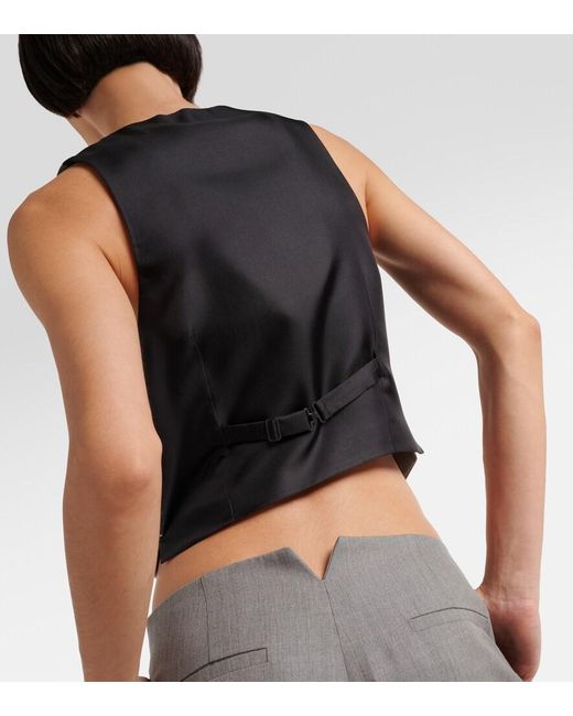 Chloé Gray Wool Vest