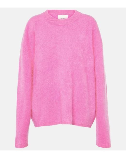Lisa Yang Pink Natalia Oversized Cashmere Sweater