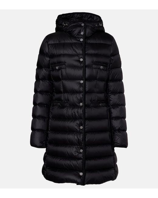 Moncler Black Daunenmantel Hirma