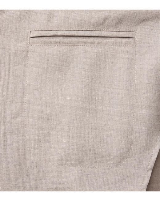 STÒFFA Natural Wool Blazer for men