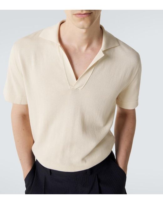 STÒFFA Natural Cotton Polo Shirt for men