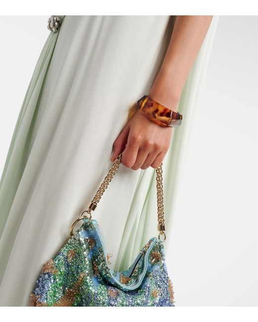Jimmy Choo Orange Faceted Bangle