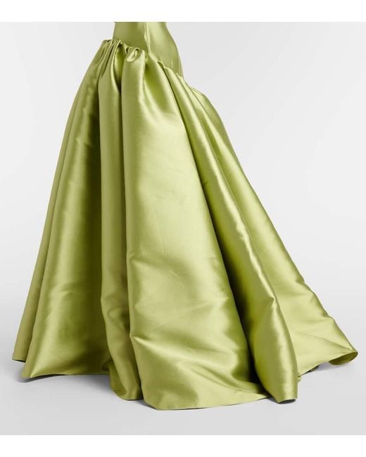 Solace London Green Robe Cassias Aus Satin