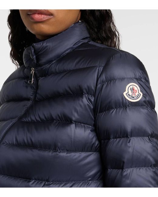 Moncler Blue Lans Quilted Down Jacket