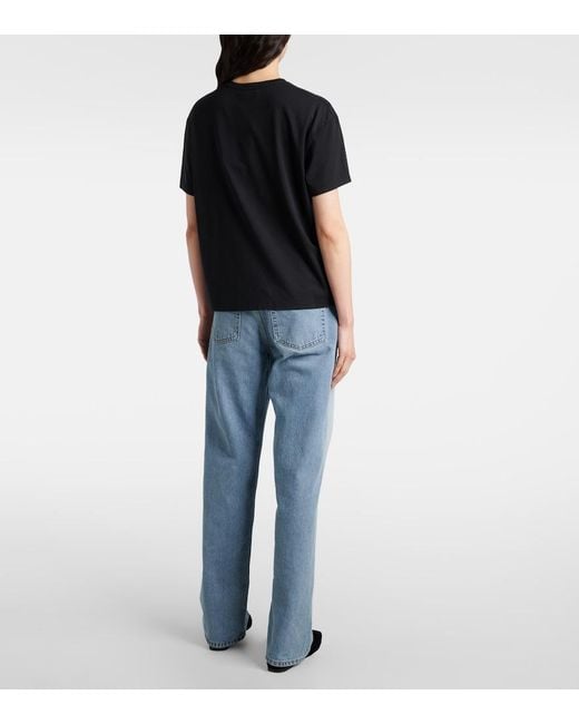 Totême  Black Classic Jersey T-Shirt