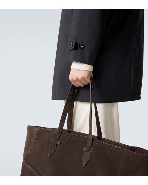 Brioni Blue Technical Car Coat for men