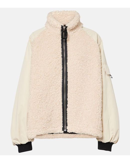 J.W. Anderson Natural Colorblocked Fleece Jacket