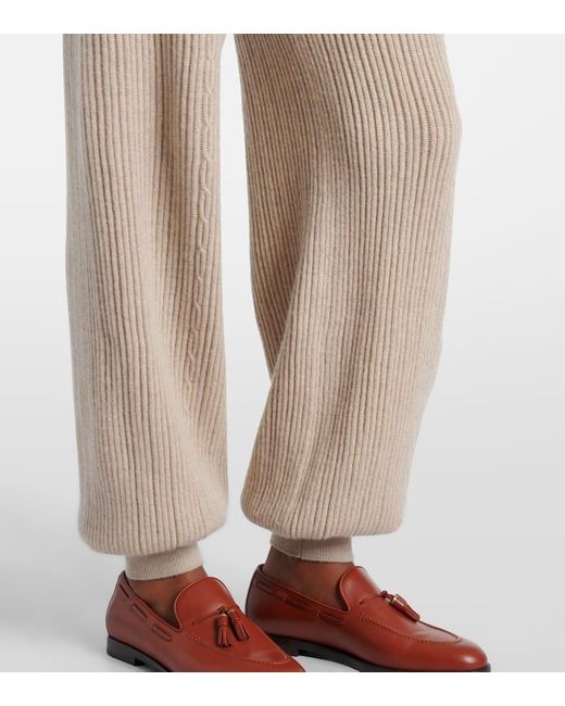 Loro Piana Natural Jogginghose Plane Tree Aus Kaschmir