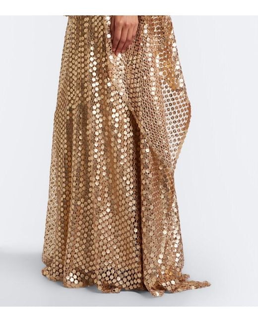 ‎Taller Marmo Natural Deserto Sequined Kaftan