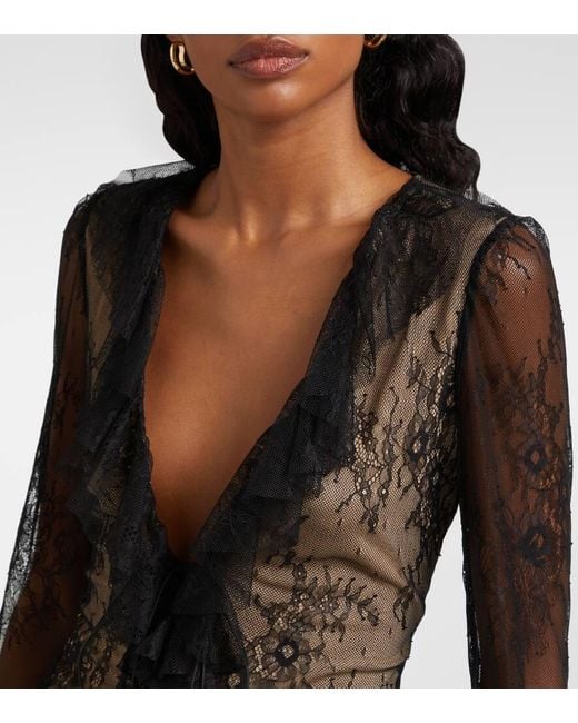 Bananhot Black Minikleid Surin Aus Spitze