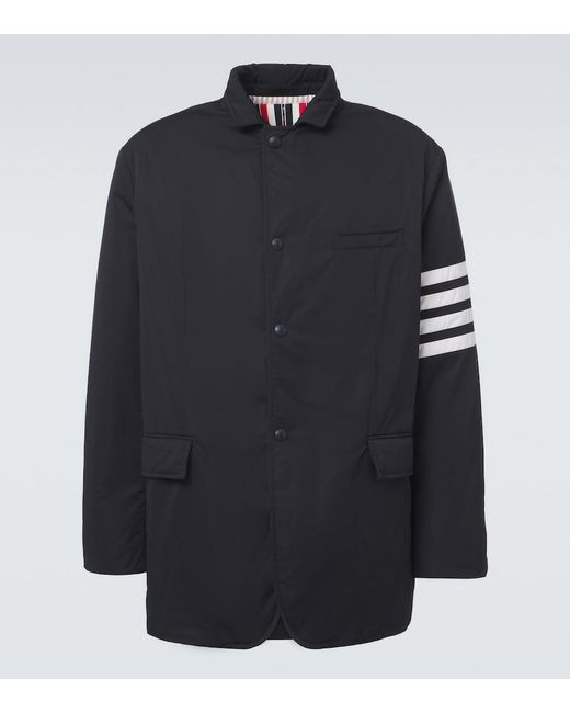 Thom Browne Blue 4-Bar Down Jacket for men