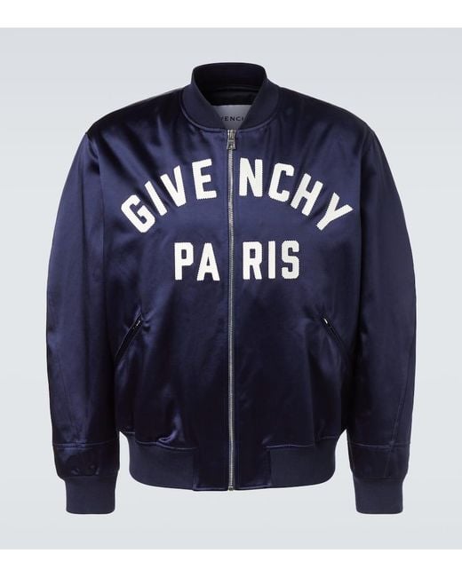 Giacca Varsity Paris di Givenchy in Blue da Uomo