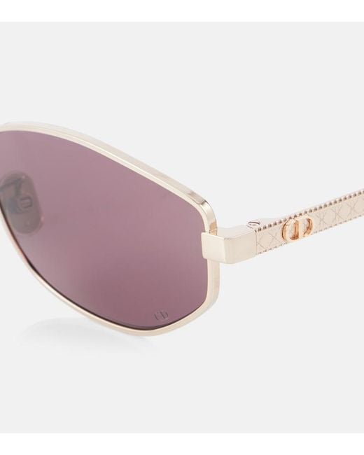 Dior Pink Diorcannage B1U Oval Sunglasses