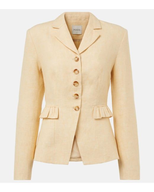 Posse Natural Matilda Linen Jacket