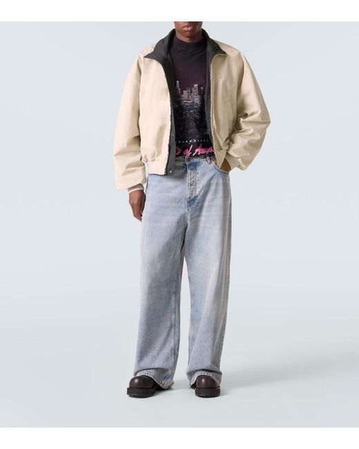 Balenciaga Natural Reversible Cotton-Blend Blouson Jacket for men