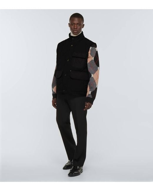 Veste Sans Manches Burberry pour homme en coloris Black