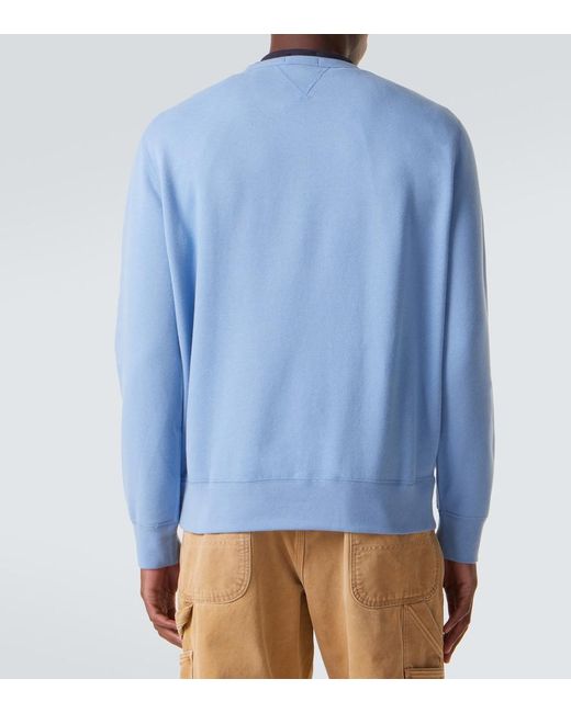 Polo Ralph Lauren Blue Cotton-Blend Sweatshirt for men