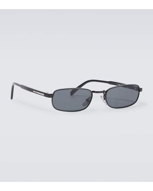 Prada Blue Rectangular Sunglasses for men