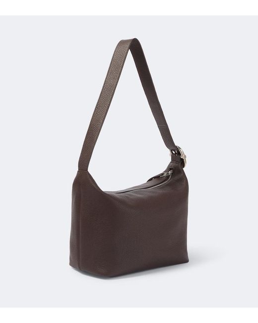 Loewe Brown Loop Medium Leather Shoulder Bag for men