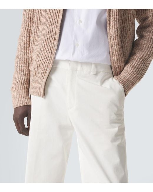 Tod's White Cotton Chinos for men