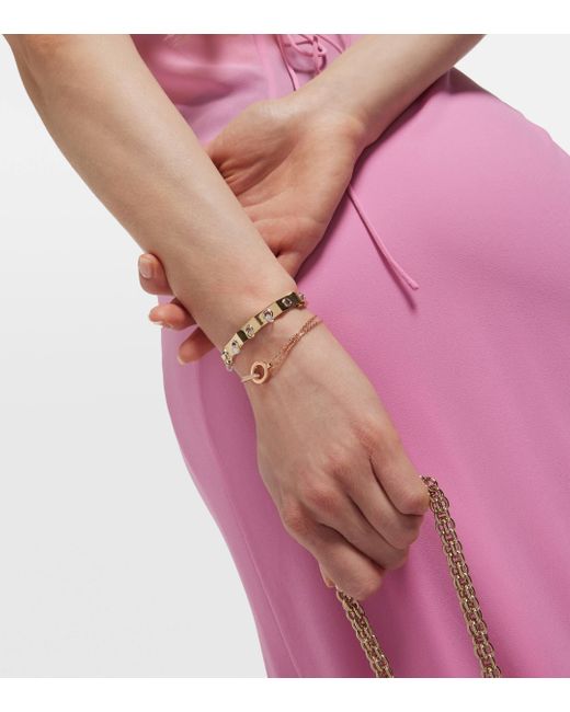 Repossi Metallic Berbere 18kt Rose Gold Bracelet With Diamonds