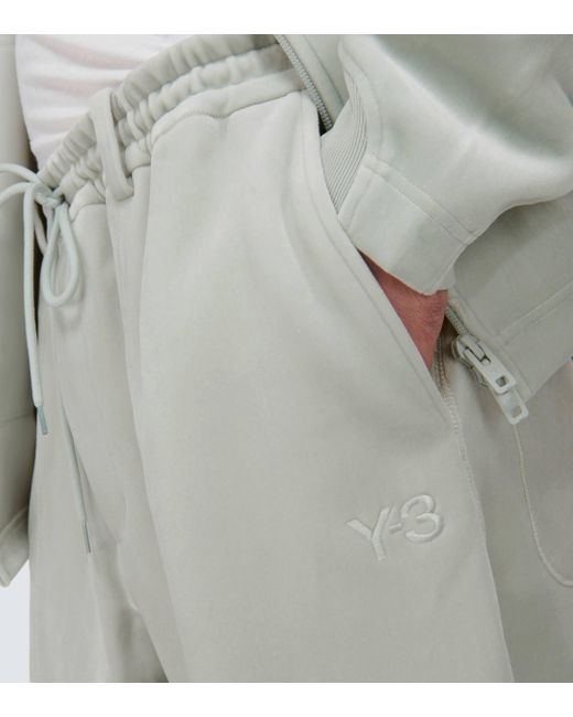 Y-3 Metallic Velvet Spacer Sweatpants for men
