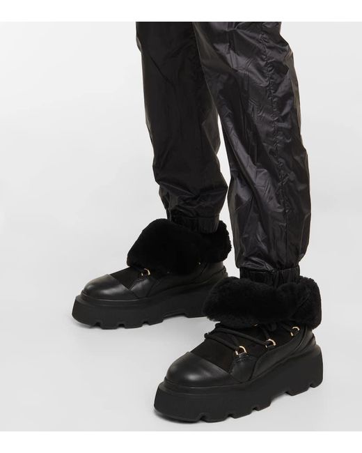 Inuikii Black Endurance Shearling-lined Boots
