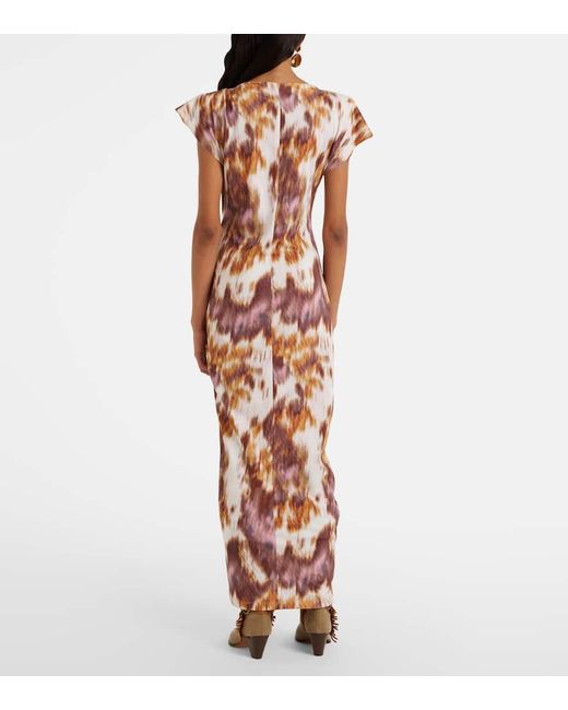 Robe Longue Nadela En Coton Isabel Marant en coloris White