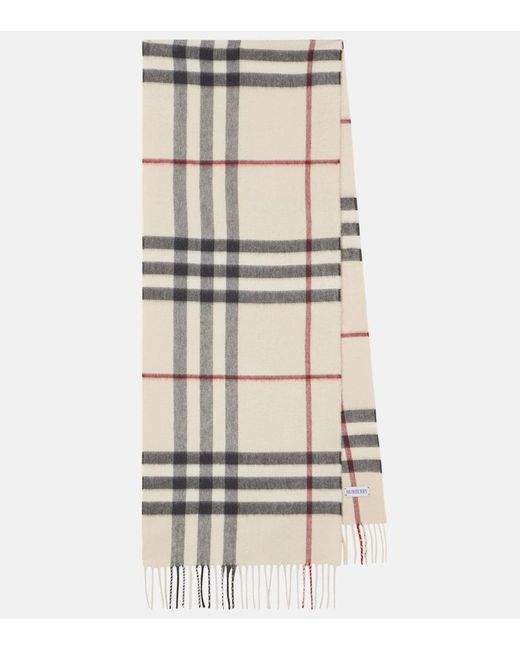 Sciarpa Giant Check di Burberry in Natural