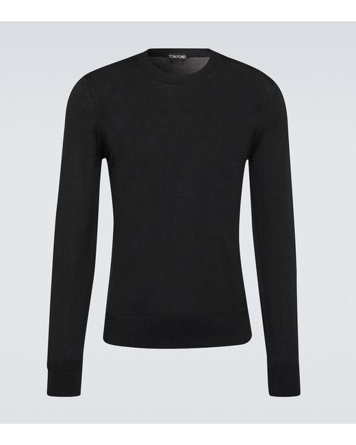 Tom Ford Black Wool Sweater for men