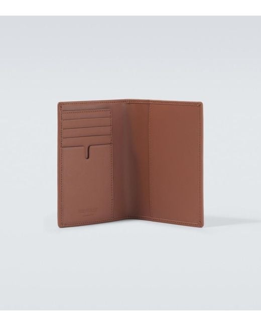 Burberry Natural Check Canvas Passport Holder for men