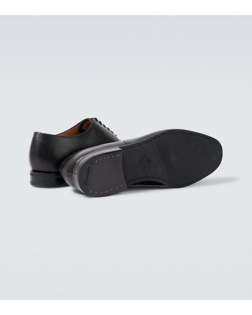 Church's Black Consul Leather Lace-Up Oxford Shoes for men
