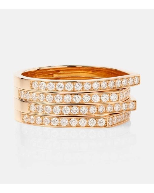 Repossi Metallic Ring Antifer aus 18kt Rosegold mit Diamanten