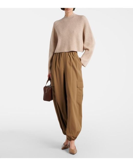 Max Mara Natural Funale Wool And Cashmere Sweater