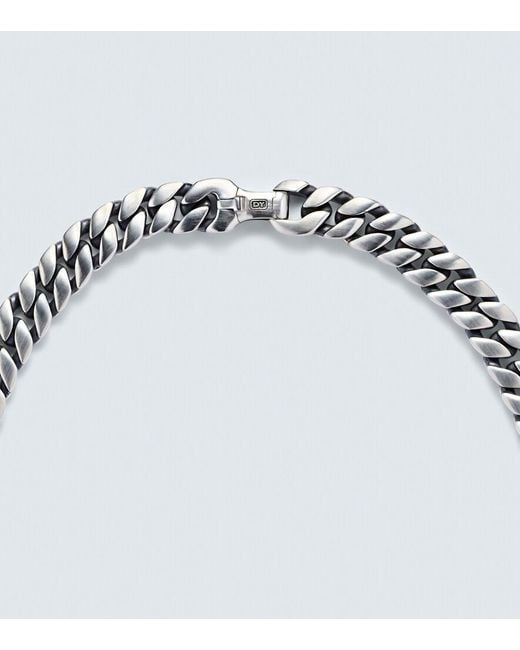 David Yurman Metallic Sterling Chain Necklace for men