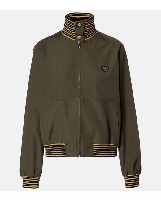 Prada Green Poplin Jacket