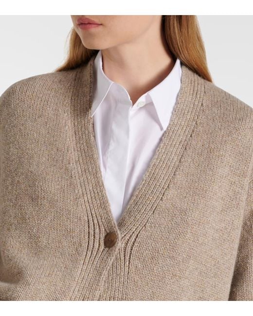 The Row Natural Cardigan Milou Aus Kaschmir