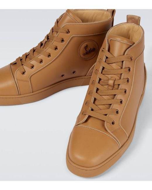 Christian Louboutin Brown Fun Louis Sneakers for men