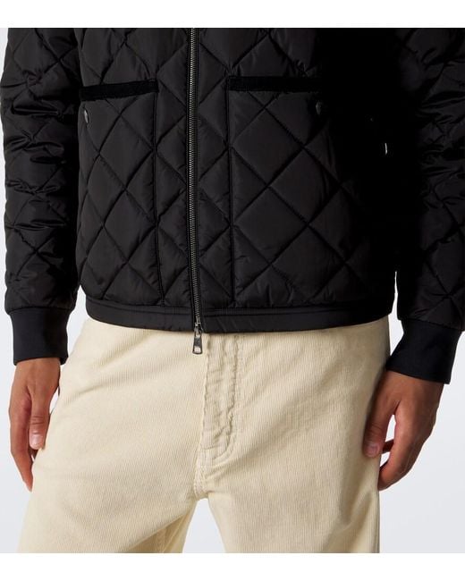 Moncler Black Eclal Quilted Down Jacket for men