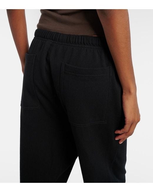 Nili Lotan Black Dulce Cotton Sweatpants